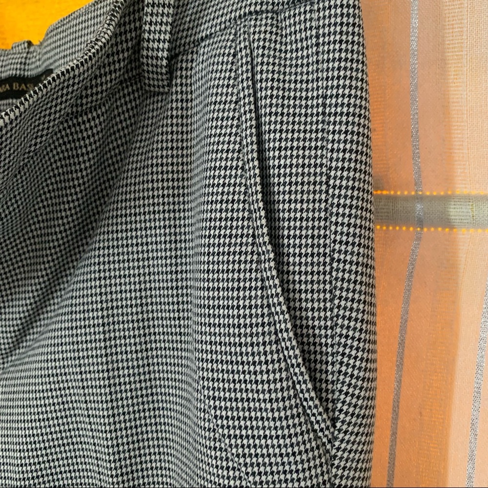🤩 ZARA Basics Plaid Pattern Pants/Trousers - Picture 6 of 11
